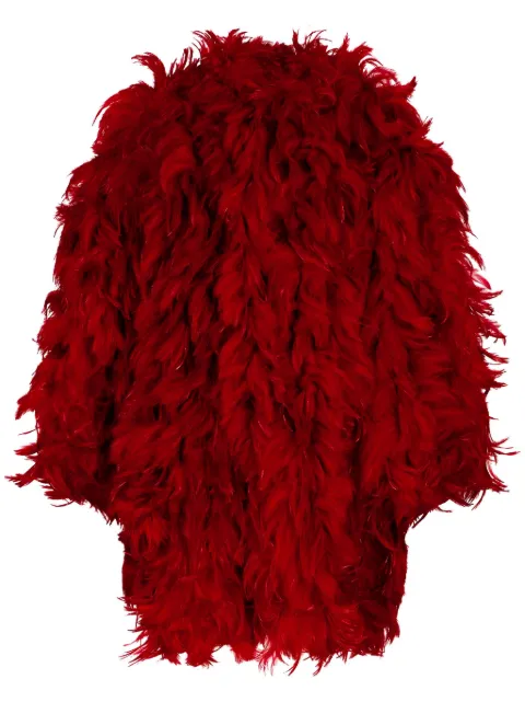 Dolce & Gabbana embellished organza midi coat Red F0W1GFGDB2U