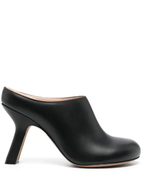 LOEWE Terra 90mm leather mules Black L814V29X09