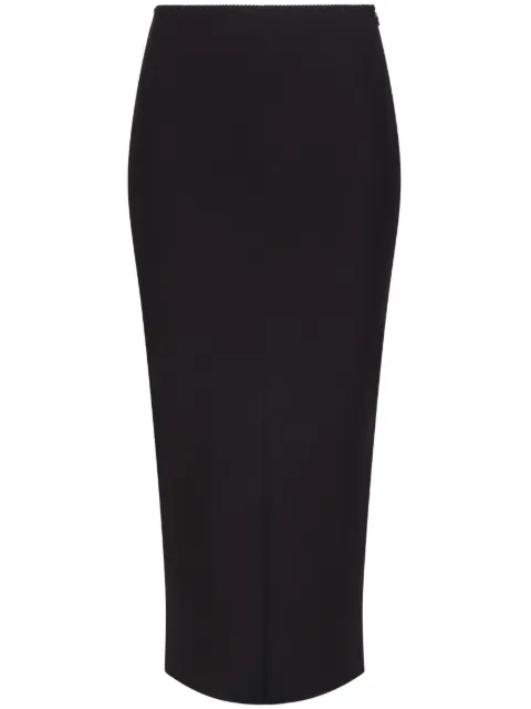 Dolce & Gabbana high-waist pencil skirt Black F4CRJTFUGO7