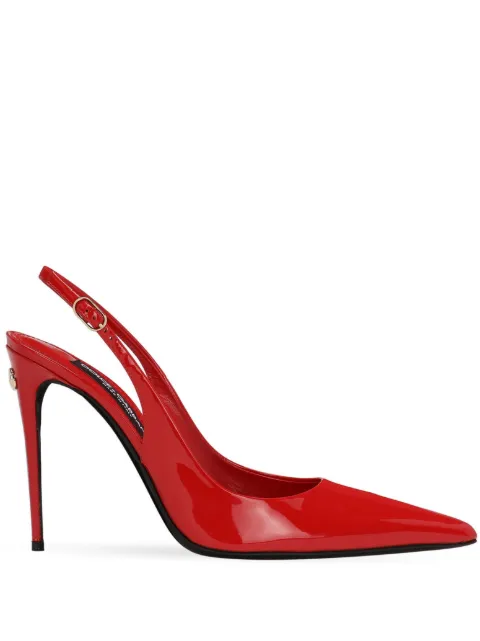 Dolce & Gabbana patent-leather pumps Red CG0602A1471