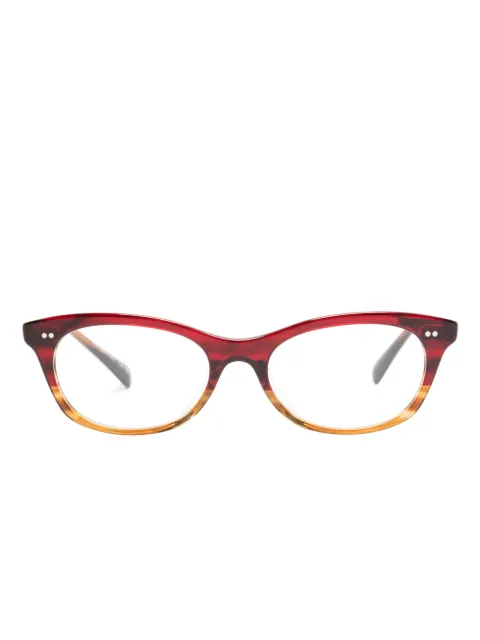 Oliver Peoples Dezerai rectangle-frame glasses Brown OV5503U