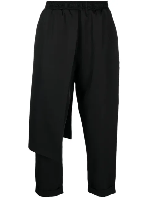Alchemy layered cropped trousers Black ALL786