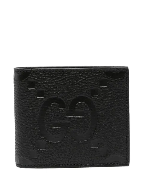 Gucci Jumbo GG leather wallet Black 739475AABY0