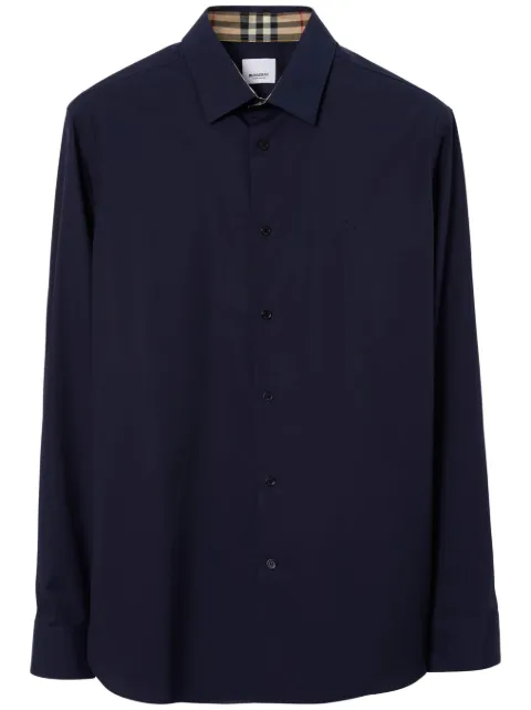 Burberry slim fit stretch cotton shirt Blue 8071800