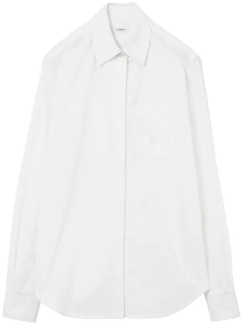 Burberry EKD broderie-anglaise cotton shirt White 8071363