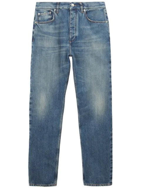 Burberry straight-leg washed denim trousers Blue 8071547