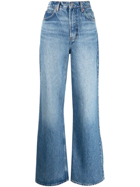 Reformation Cary high-rise wide-leg jeans Blue 1310310OLO