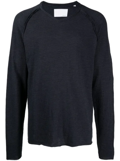 Private Stock The Thierry stripe-print T-Shirt Blue PS02ADK24A