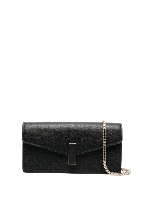 Valextra Iside leather clutch bag Black WBES0082028LOC99028NN
