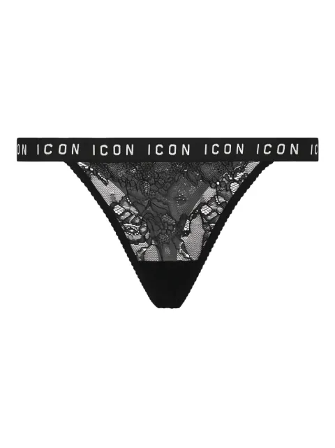 DSQUARED2 laced briefs Black D8L204380ISA01