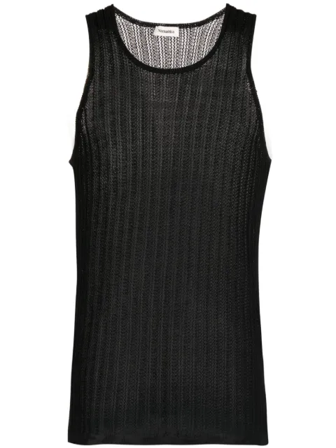 Nanushka round-neck vest top Black NM23SSTP00899