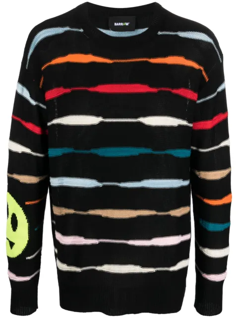 BARROW logo-print detail jumper Black 033954