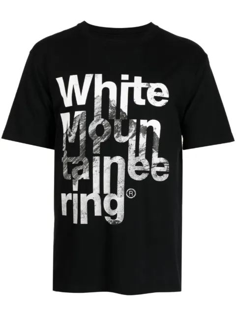 White Mountaineering logo-print cotton T-shirt Black WM2371512