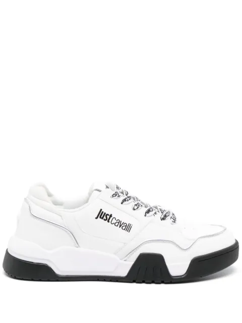 Just Cavalli logo-print lace-up sneakers White 75QA3SA5ZP383
