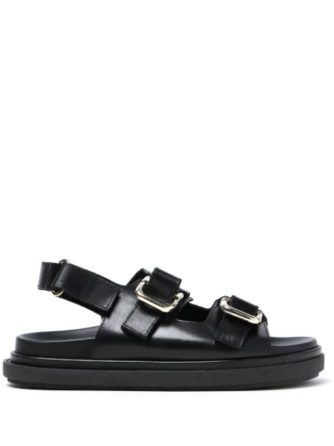 ALOHAS Harper leather flat sandals Black S0027525
