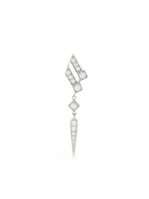 STATEMENT PARIS Stairway Wings diamond earring Silver FSJ141