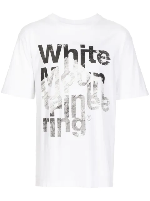 White Mountaineering logo-print cotton T-shirt White WM2371512