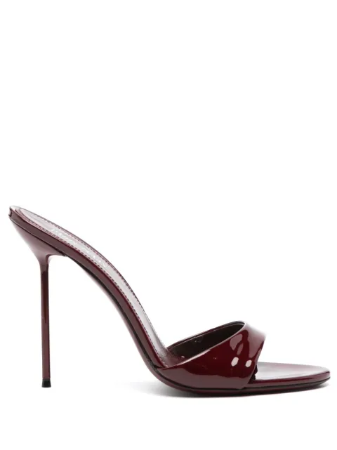 Paris Texas Lidia patent-finish sandals Red PX836XVN01