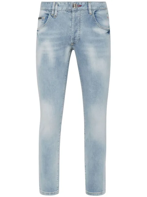 Philipp Plein mid-rise skinny jeans Blue AACCMDT3629PDE004N