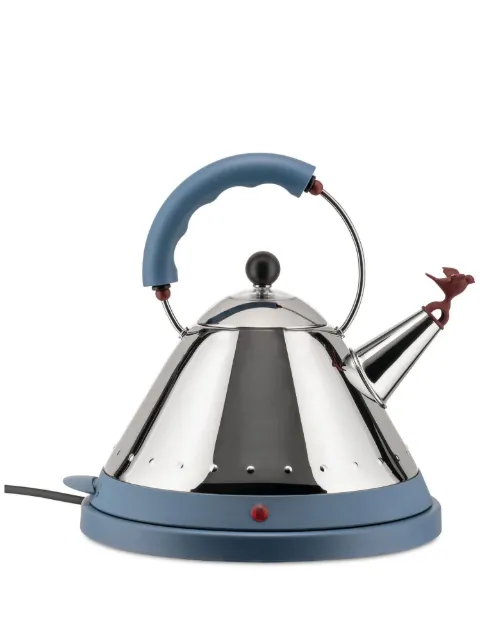 Alessi cordless electric steel kettle Blue MG32AZ