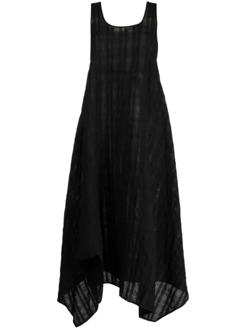 Forme D'expression sleeveless linen dress Black DA044OSLB