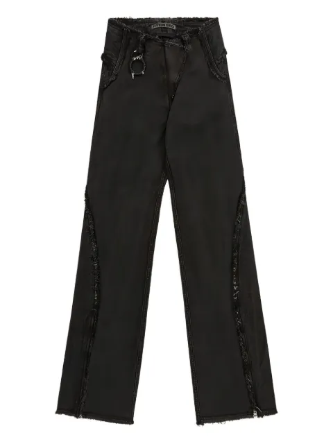 Hyein Seo frayed-detailing jeans Grey SS23PT5CH