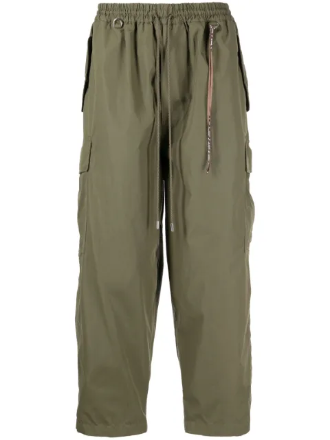 Mastermind Japan cotton-blend cargo trousers Green MJ23E10PA037OLV