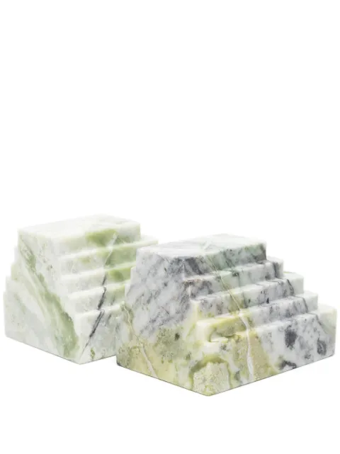Soho Home Lola marble bookends Green 79933602