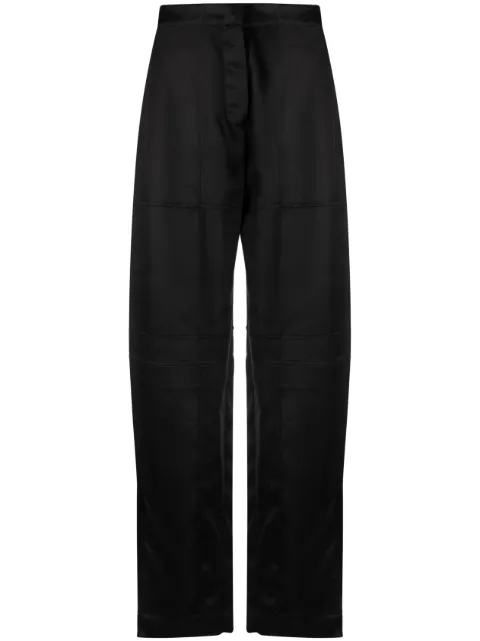 Jil Sander high-waist straight-leg trousers Black J03KA0121J76041