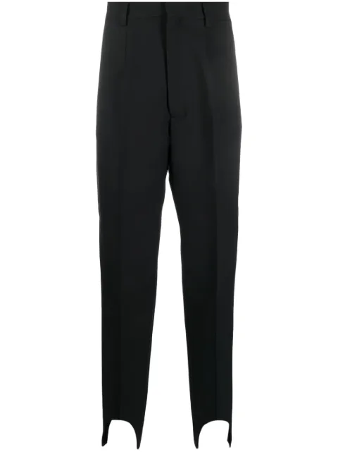 Random Identities tapered stirrup trousers Black SW1722FBP00001