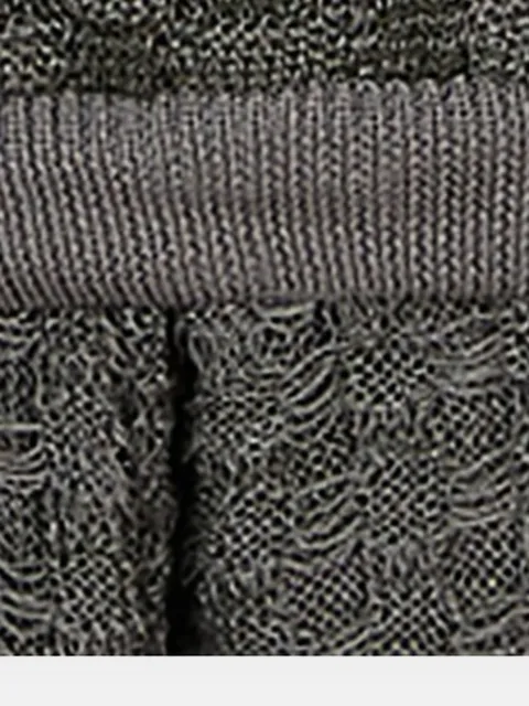 Isa Boulder grid knit T-shirt Grey SS23M55