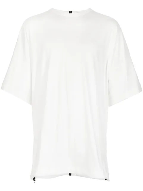 Templa bow-detailed cotton T-shirt White UFW222003