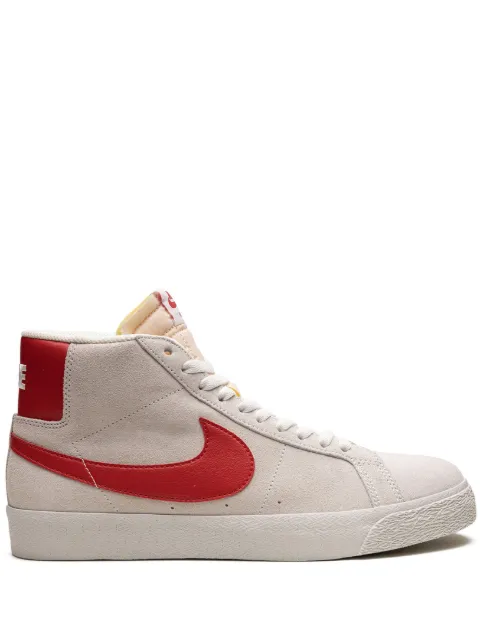 Nike SB Zoom Blazer Mid "Summmit White/University Red" sneakers Neutrals 864349