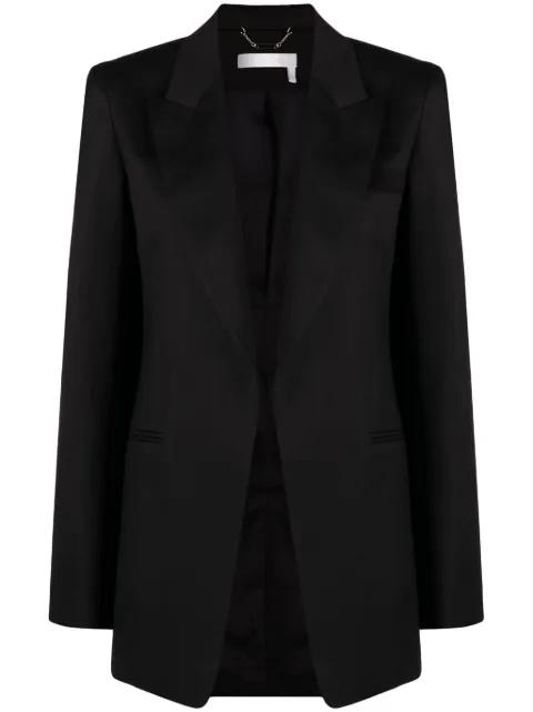 Chloé single-breasted tuxedo blazer Black CHC23UVE03063