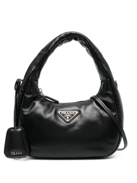 Prada mini Soft shoulder bag Black 1BA384VOVZ2DYI