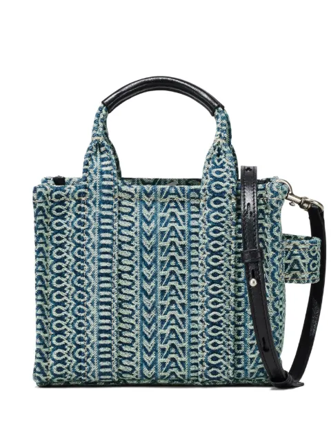 Marc Jacobs The Washed Monogram Crossbody Tote bag Blue 2P3HTT050H02473