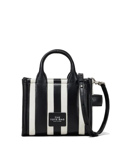 Marc Jacobs The Striped Mini Tote bag Black 2P3HTT024H01005