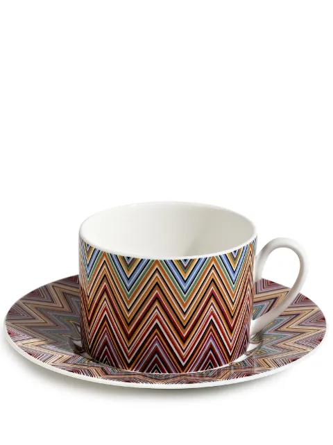 Missoni Home Zig Zag Jarris porcelain tea set Multicolour MHPZZJB14S2