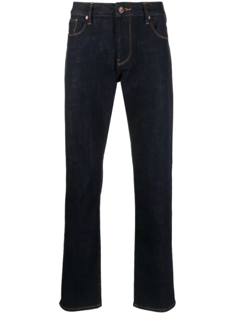 Emporio Armani dark-wash straight-leg jeans Blue 3R1J061DMWZ