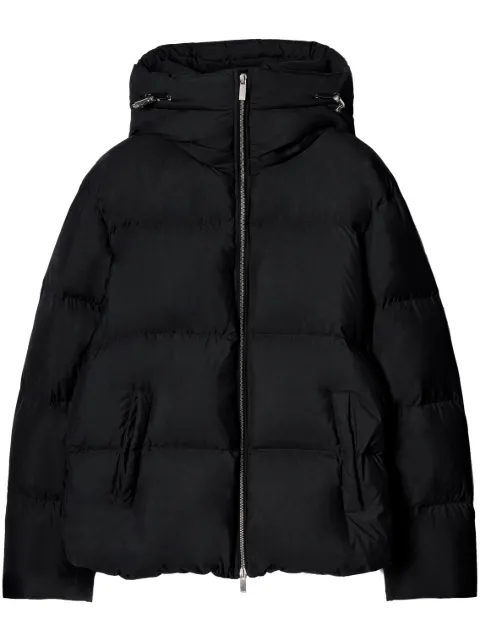 Off-White zip-fastening padded jacket Black OMEJ006F23FAB0011010