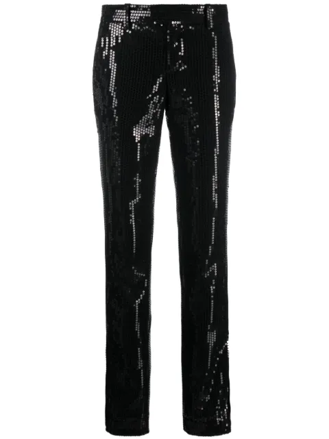 Zadig&Voltaire Pruny sequinned tapered trousers Black WWPA00777