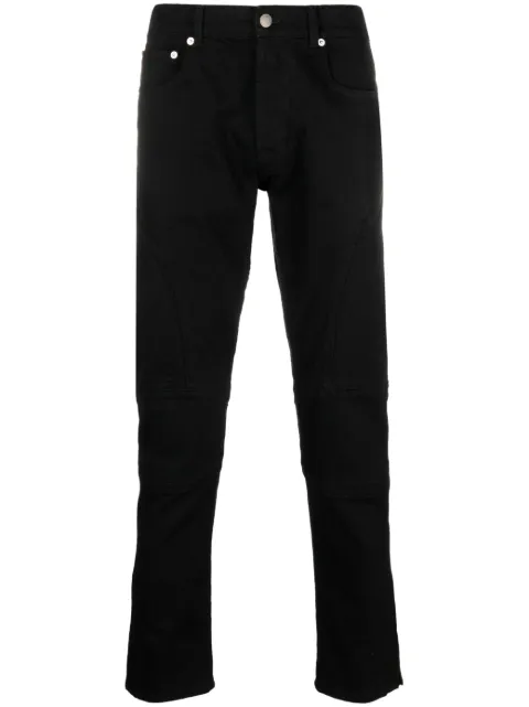 Alexander McQueen mid-rise skinny jeans Black 741433QVY49
