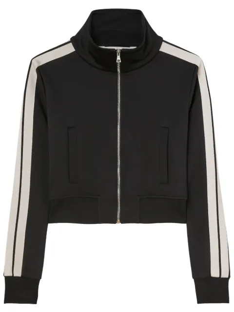 Palm Angels side-stripe track jacket Black PWBD045F23FAB002