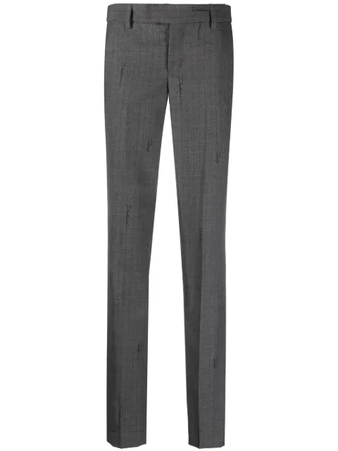Zadig&Voltaire Prune striped slim trousers Grey WWPA00780