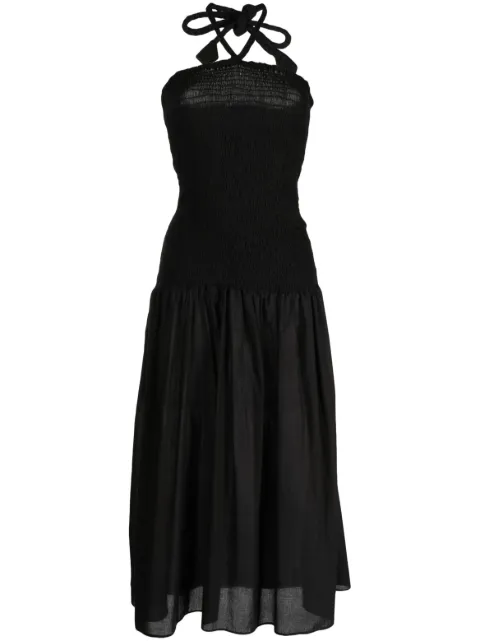 Bambah shirred-panel dress Black BMFW2315D