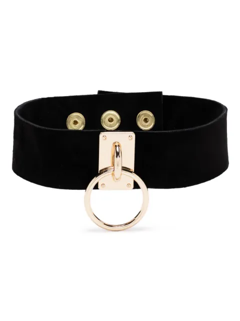 Manokhi Jacob suede choker necklace Black MANO116A361JACOB1