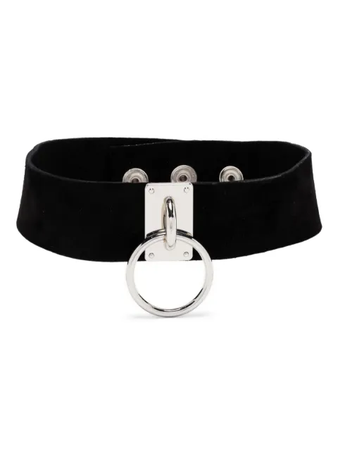 Manokhi Jacob suede choker necklace Black MANO116A361JACOB1