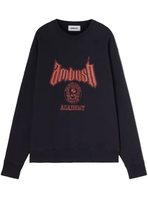 AMBUSH Ambush Academy cotton-blend sweatshirt Blue BMBA034F23FLE001
