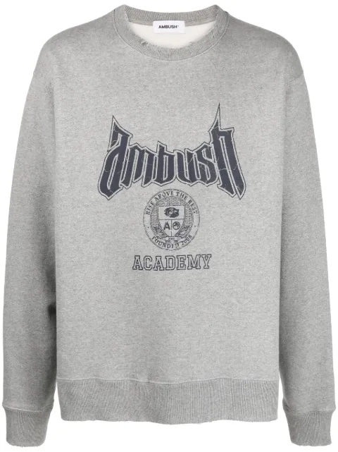 AMBUSH Ambush Academy cotton sweatshirt Grey BMBA034F23FLE0010546