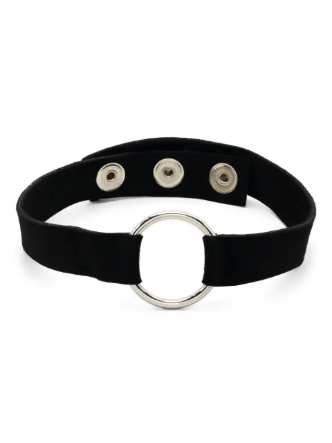Manokhi Marla suede choker necklace Black MANO116A361MARLA2